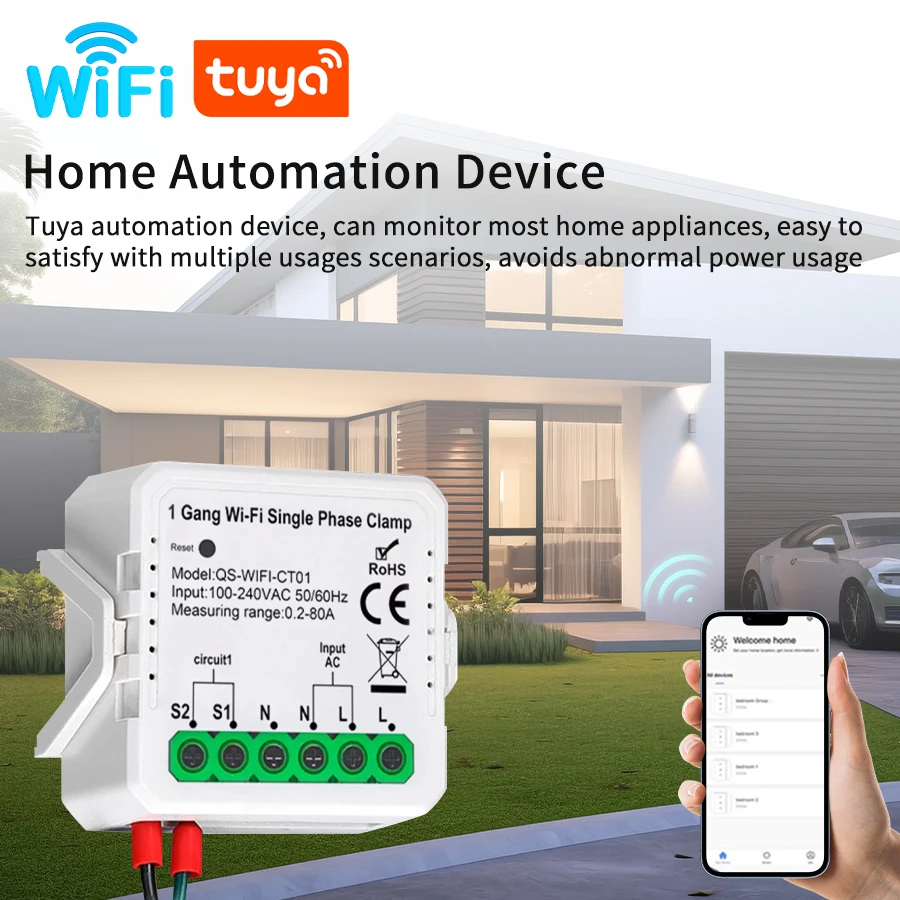 Tuya Smart Wifi Energy Meter C - Renewable Energy House 评论和价格
