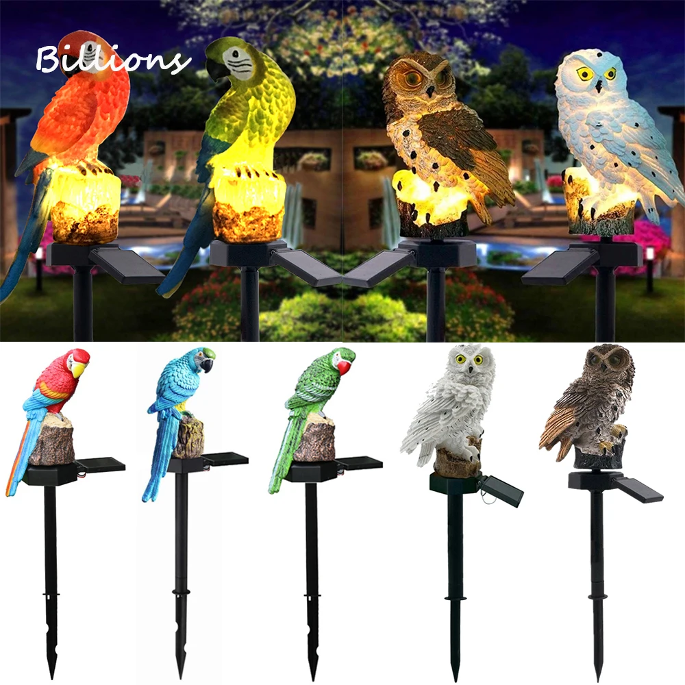 Solar Powered LED Owl Animal H - Renewable Energy House 评论和价格