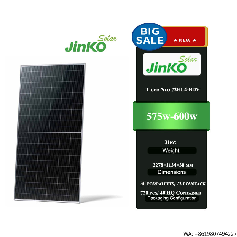 Jinko Tiger Neo 72HL4-BDV 575- - Jinko Solar Panel Tiger Neo 评论和价格