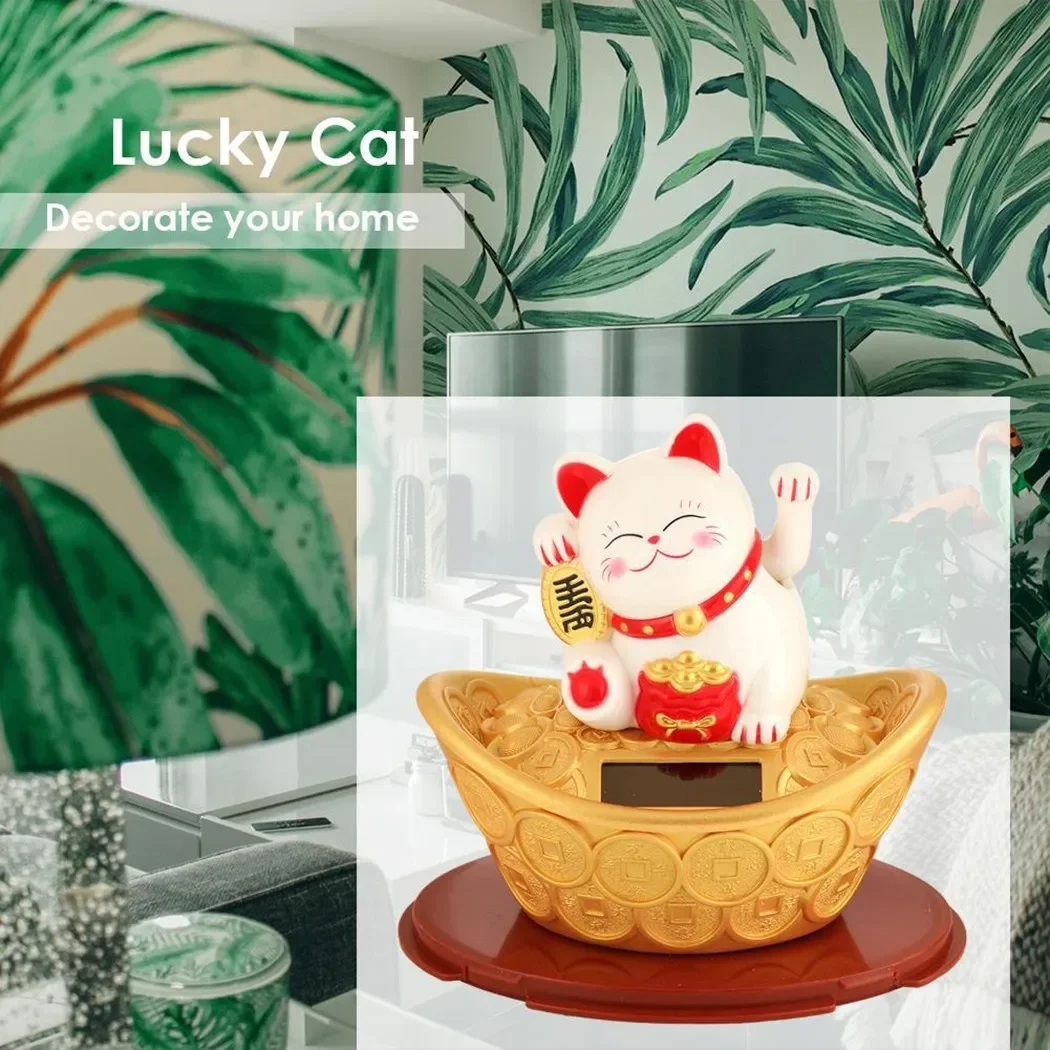 Lucky Cat Cat Wealth Cat Solar - Renewable Energy House 评论和价格
