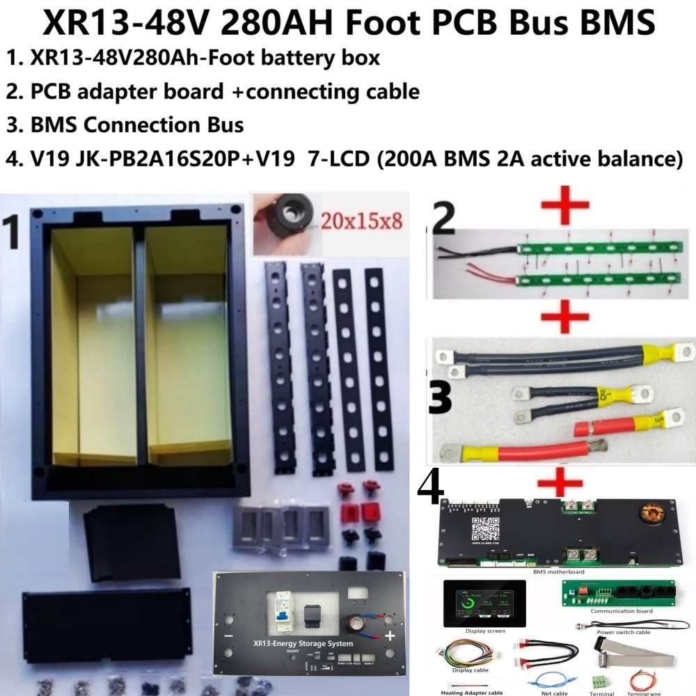 XR13 16S 51.2V  7 inch LCD JK  - Renewable Energy House 评论和价格