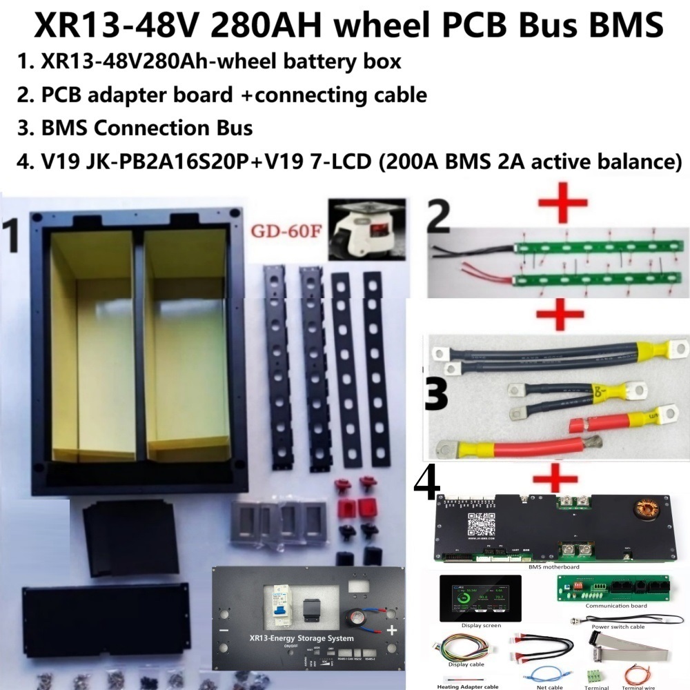 XR13 16S 51.2V  7 inch LCD JK  - Renewable Energy House 评论和价格