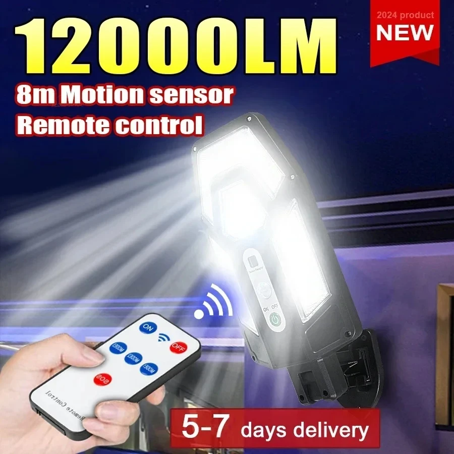 12000LM Powerful Solar Wall La - Solar Street Light Led 评论和价格