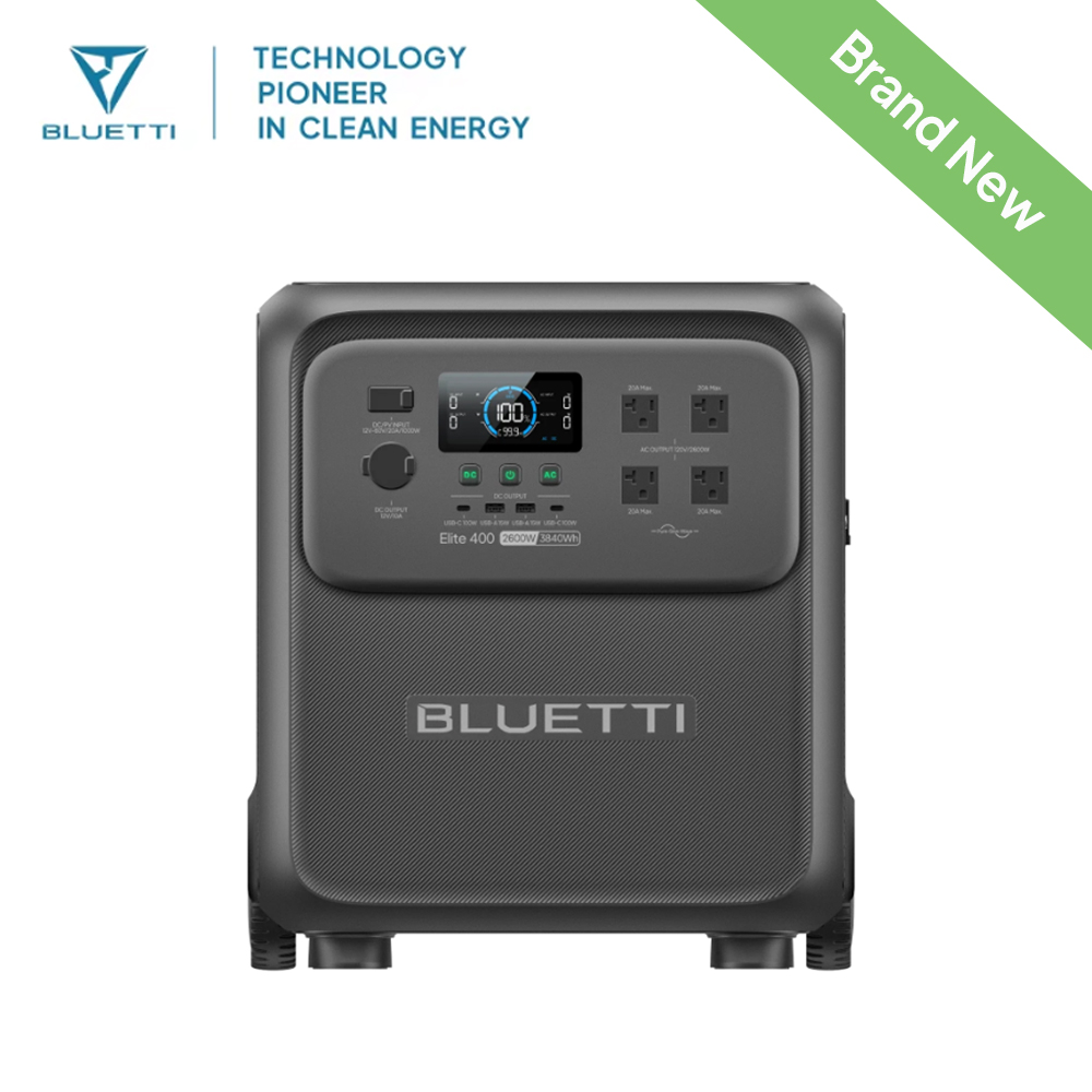 BLUETTI Elite 400 2600W 3840Wh - Lifepo4 Battery Pack 评论和价格