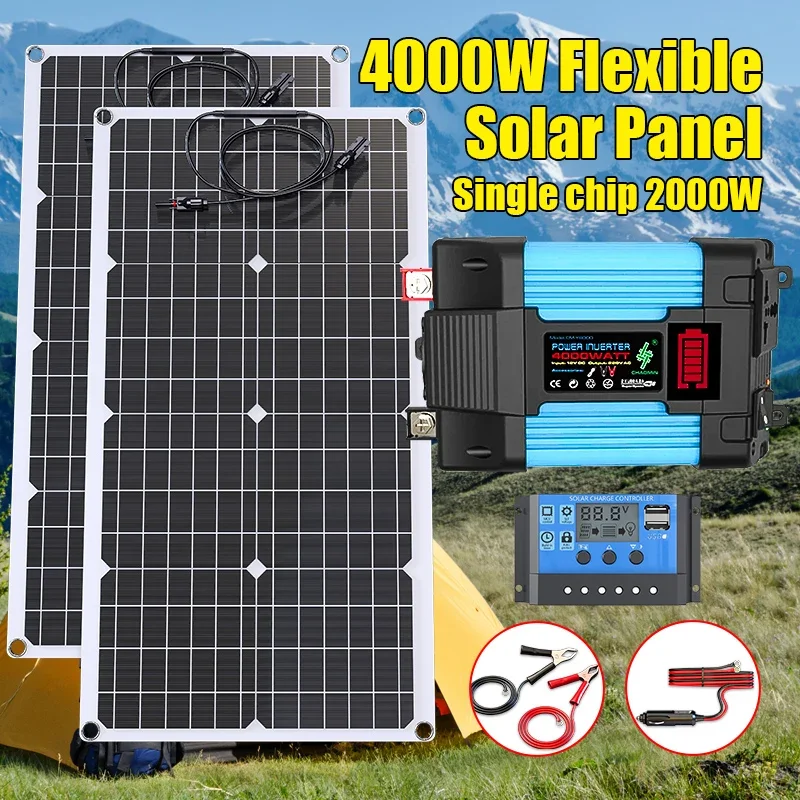 4000W Solar Panel Kit 12V To 1 - Renewable Energy House 评论和价格