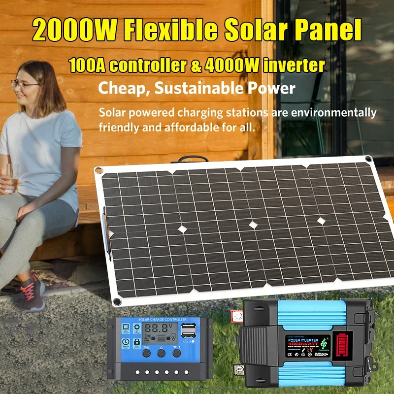 4000W Solar Panel Kit 12V To 1 - Renewable Energy House 评论和价格